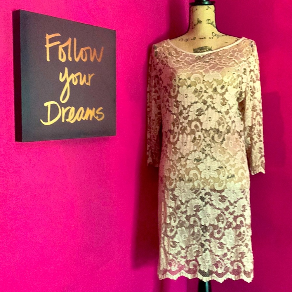 Sheer lace Asos dress